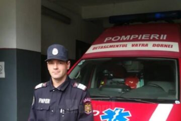 Pompierul militar care a intervenit
