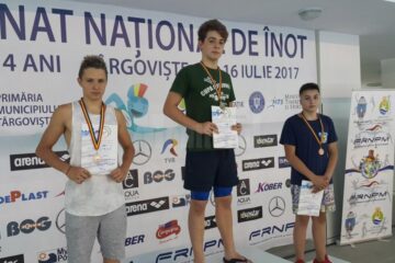 Înotătorii suceveni au încheiat sezonul în forță, la naționalele de cadeți