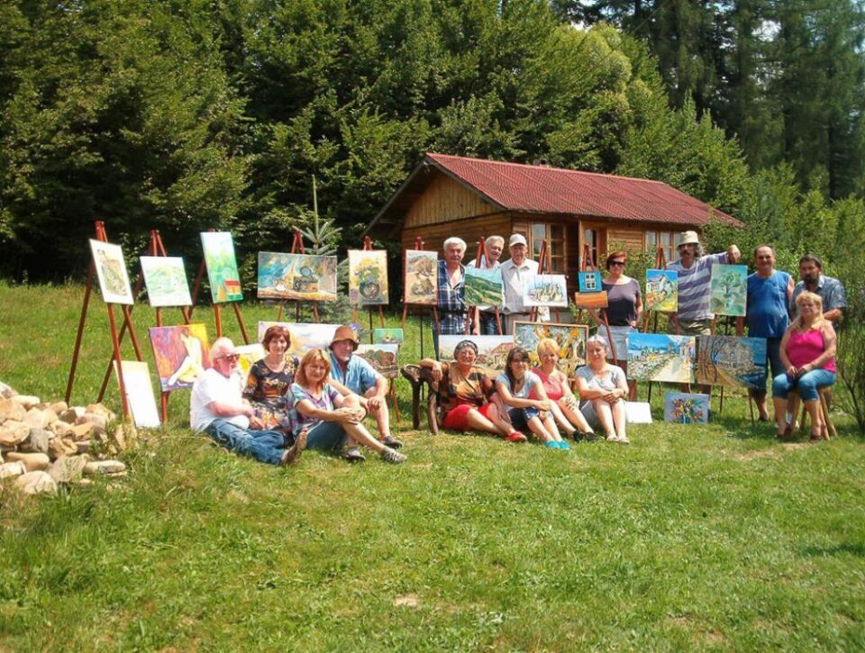 Tabără de pictură și sculptură în Poiana Dacilor
