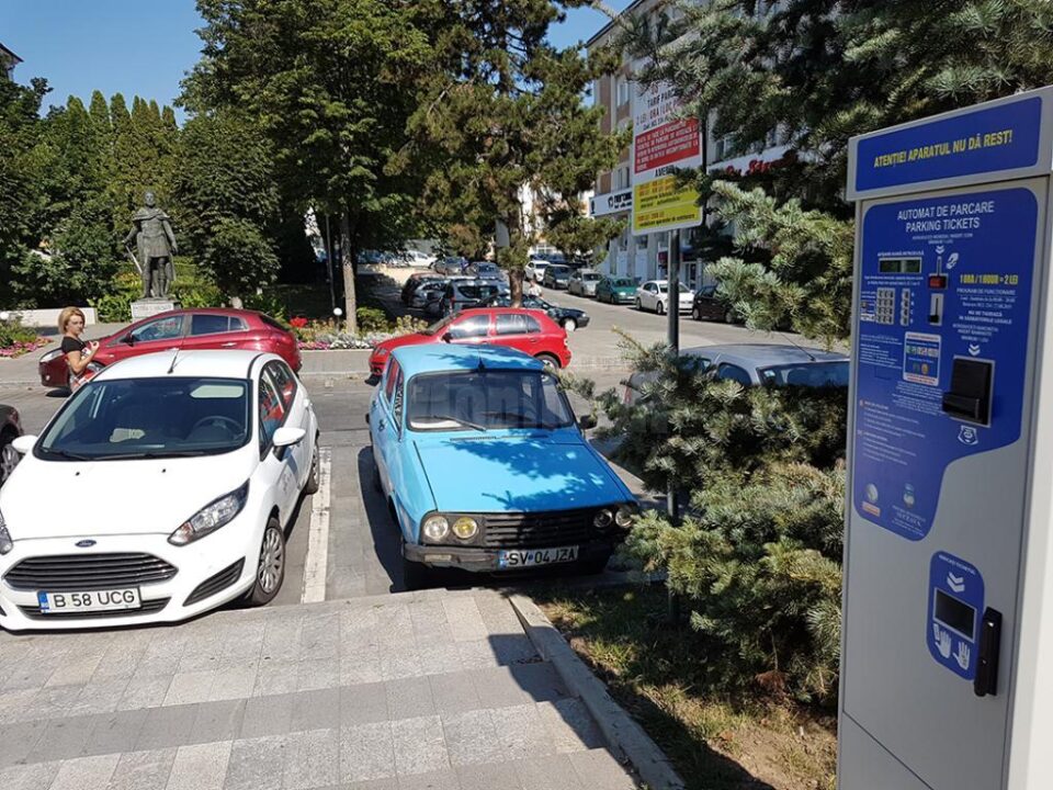 Parcometrele de pe strada Ștefan cel Mare au fost puse în funcțiune de miercuri