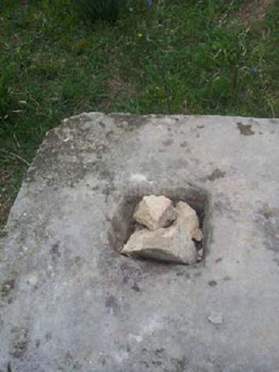 Cruce din 1836 vandalizată. Aprilie 2017