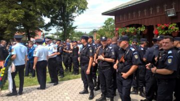 Inmormantarea agentului de politie Sorin Vezeteu 3