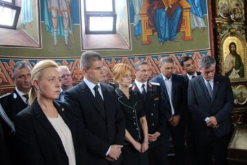 Ministrul Afacerilor Interne, Carmen Dan, prezentă la slujba religioasă