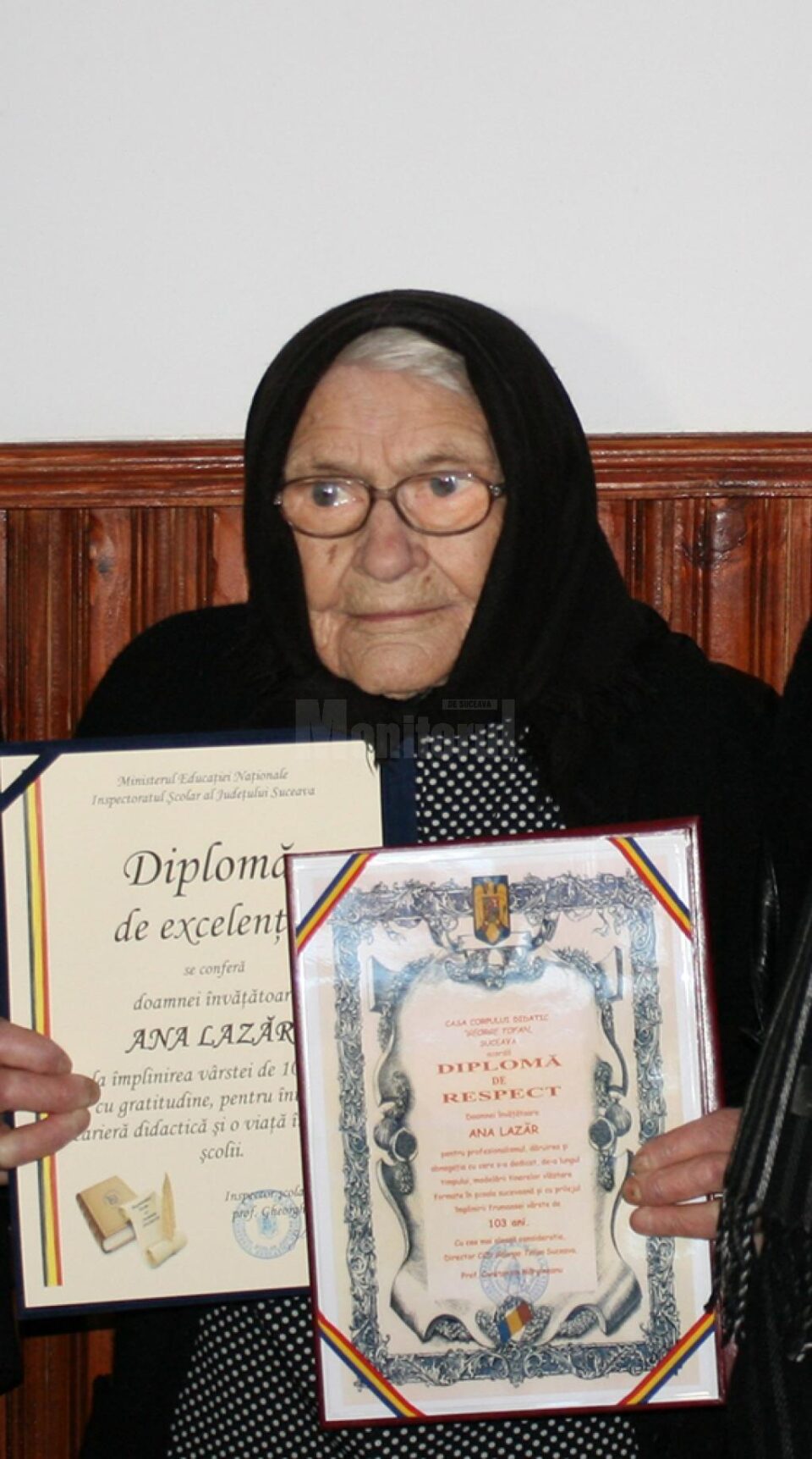 Cea mai vârstnică suceveancă, învățătoarea Ana Lazăr, s-a stins la vârsta de 106 ani