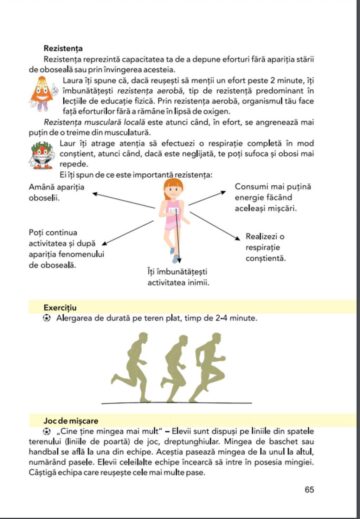 Elevii de clasa a V-a vor avea manual de sport