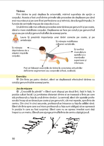 Elevii de clasa a V-a vor avea manual de sport