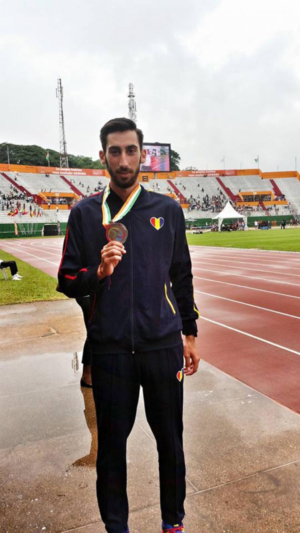 Atletul de la CSM Suceava Andrei Gafița a câștigat argintul la Jocurile Francofoniei, în proba de 20 kilometri marș
