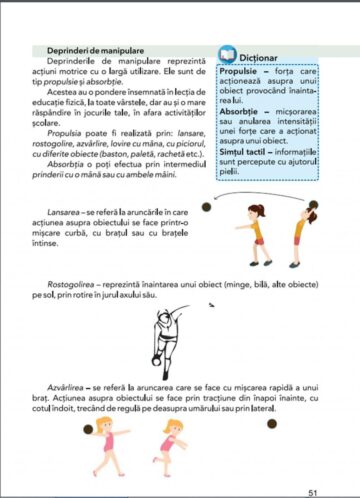 Elevii de clasa a V-a vor avea manual de sport