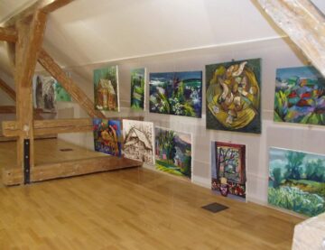 Expoziția retrospectivă a taberelor de creație din Poiana Dacilor - Păltinoasa