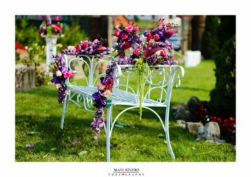 Nuntă de poveste într-un decor spectaculos și extravagant, realizat de cei mai buni designeri florali din Suceava FOTO: MAVI Studio