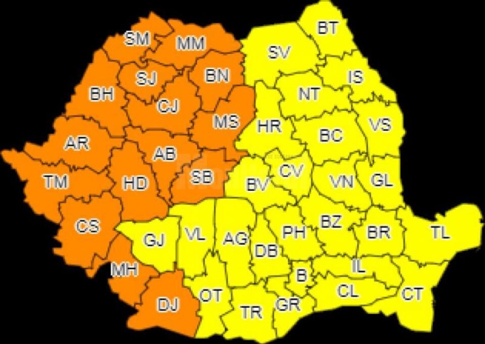 Avertizare meteo de canicula, in toata tara