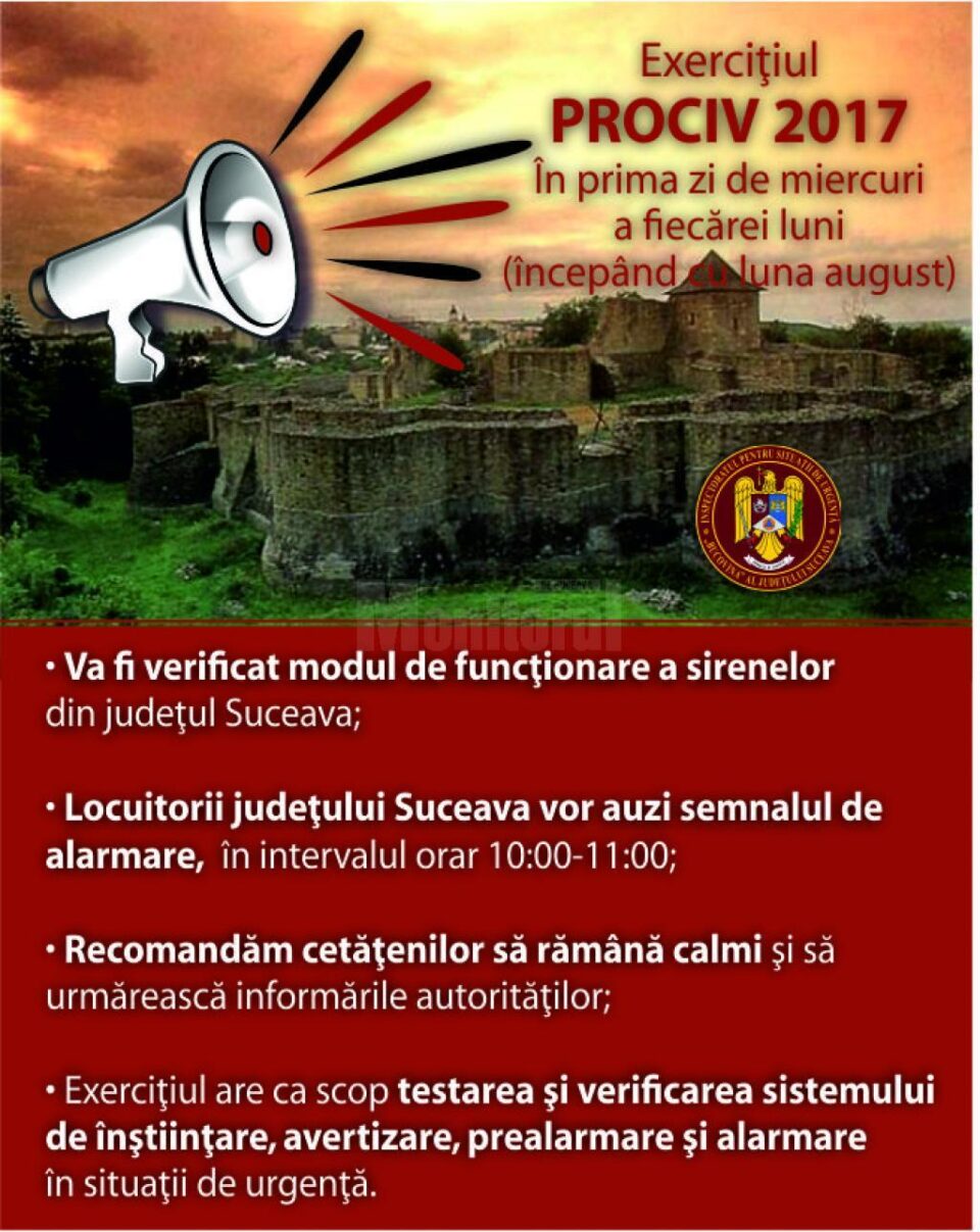 Anunțul autorităților