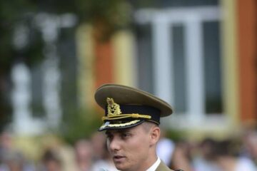 Alexandru Daniel Luță, șeful promoției „Mărăști, Mărășești, Oituz - 100” de la Academia Forțelor Terestre Sibiu