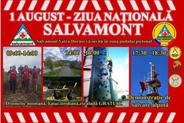 Ziua Națională a Salvamontului, 1 august, marcată la Vatra Dornei
