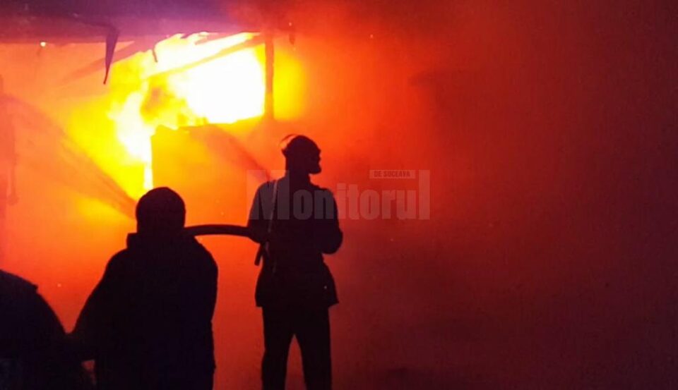 Incendiu puternic