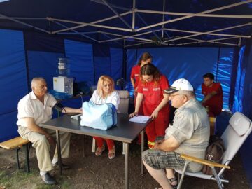 Sute de suceveni au apelat la punctele de prim ajutor amenajate în oraș