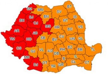Cod roșu și portocaliu de caniculă în România