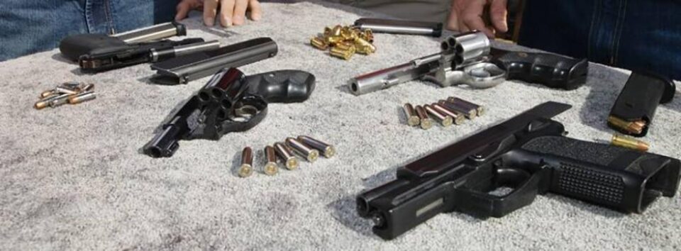 Arme și muniție confiscate
