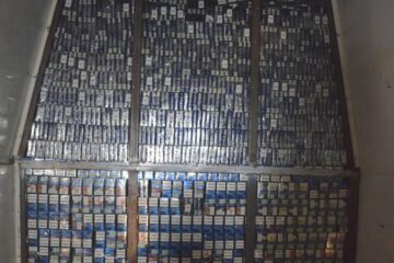 Țigările de contrabandă au fost confiscate de polițiștii de frontieră suceveni