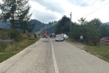 Imagini de la locul tragediei