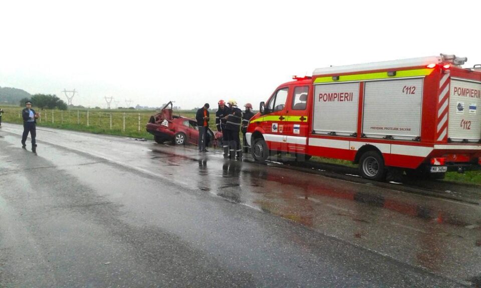 Pompierii de la Detasamentul Falticeni au intervenit la fata locului