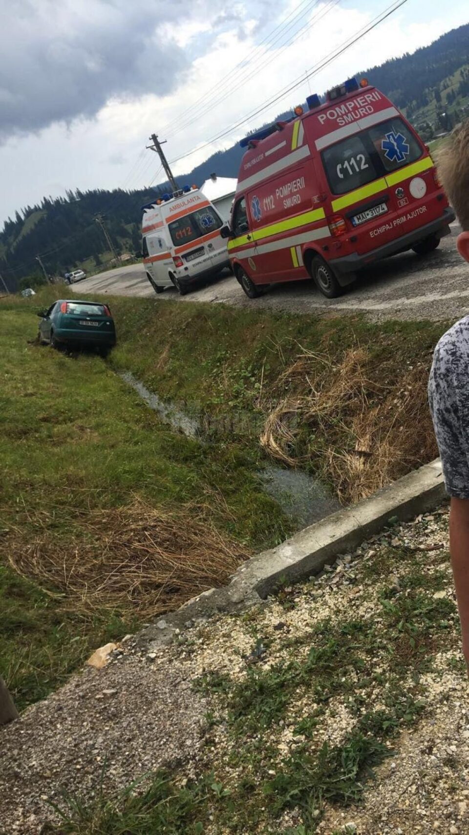 Imagini de la locul tragediei