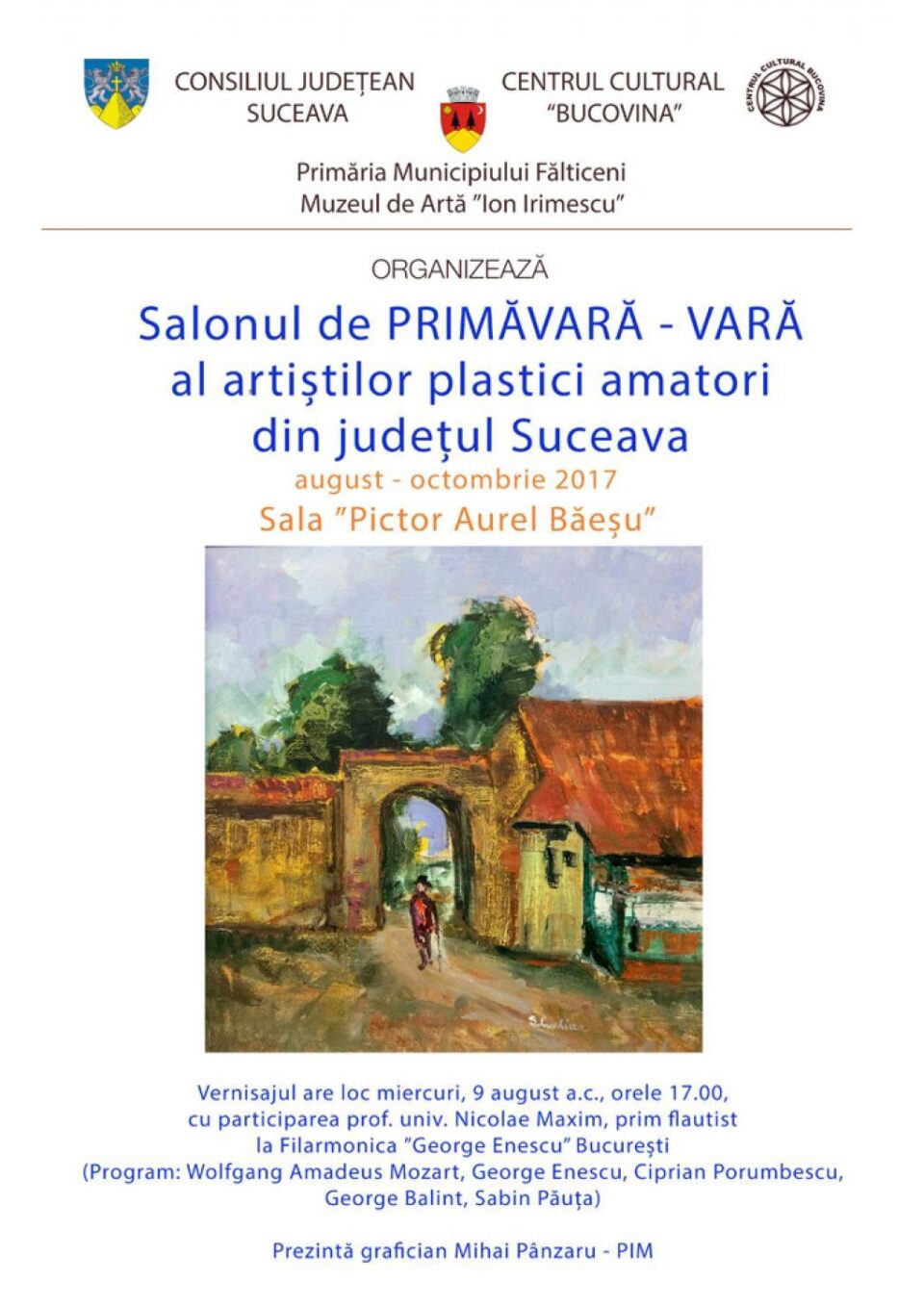Salonul de primăvară-vară la Fălticeni