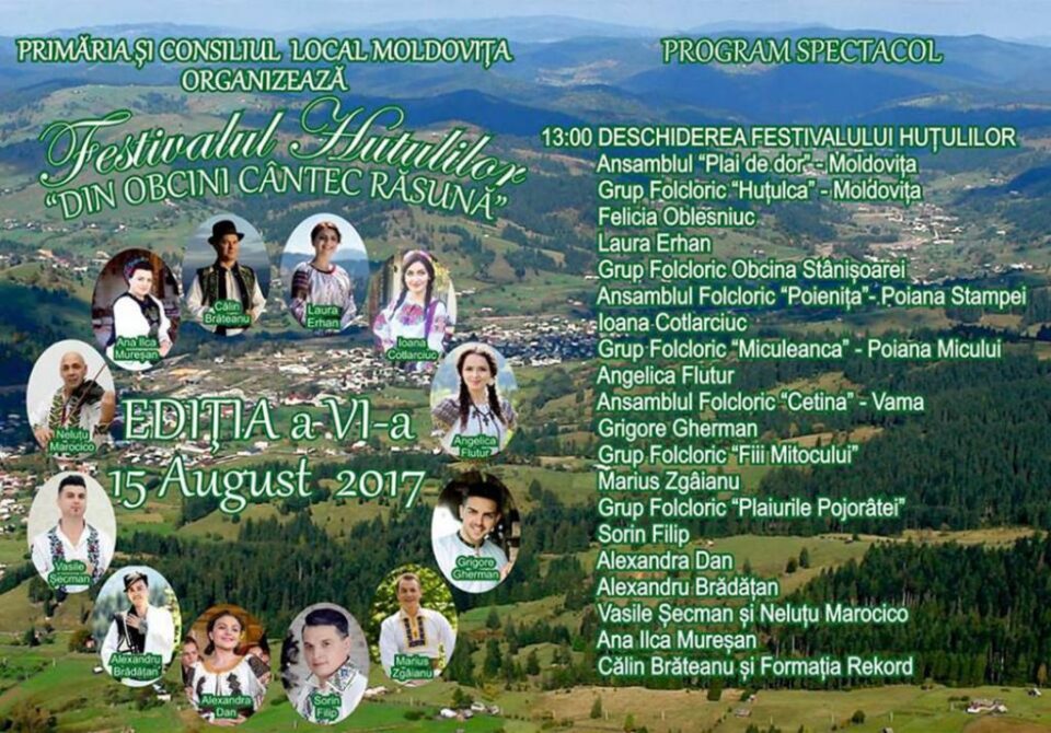Festivalul Huțulilor „Din obcini cântec răsună”