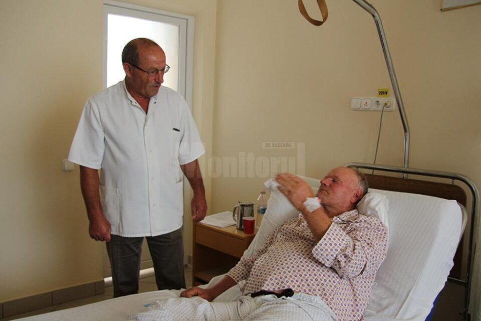Dr. Ștefan Pușcașu și pacientul Olimpi Antonov