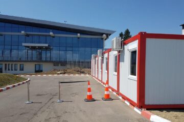 Zona destinată plecărilor va fi extinsă prin montarea de containere speciale