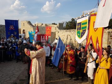 Festivitatea de deschidere a Festivalului Medieval a avut loc în curtea interioară a Cetății de Scaun Suceava