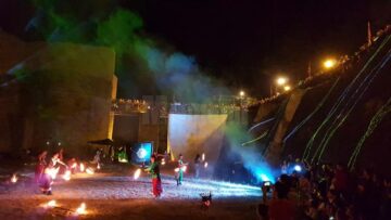 Spectacole cu foc și lasere la Festivalul Medieval Suceava 2017