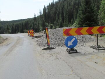 Ritm bun al lucrărilor de modernizare a DN 18, spre Maramureș, însă doar pe unul din cele două tronsoane