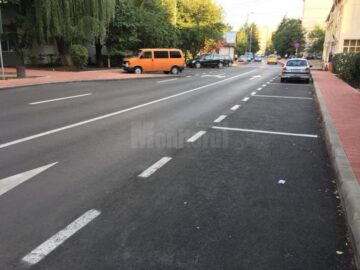 52 de locuri de parcare create odată cu modernizările de pe Strada Scurtă