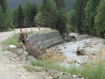 Ritm bun al lucrărilor de modernizare a DN 18, spre Maramureș, însă doar pe unul din cele două tronsoane