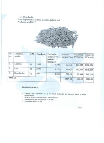 Paiele, lucerna și ovăzul pentru caii de la Festivalul Medieval, cumpărate, pe SEAP, de la Baia Mare