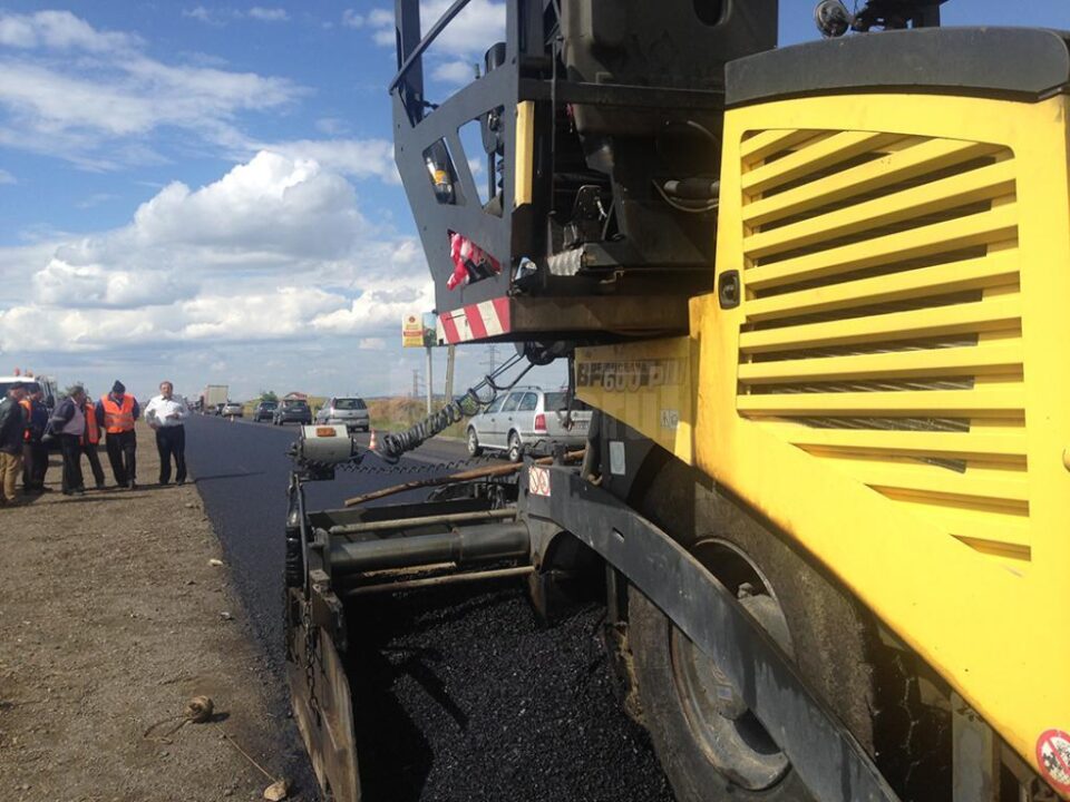 Flutur a inspectat lucrările de modernizare a E 85