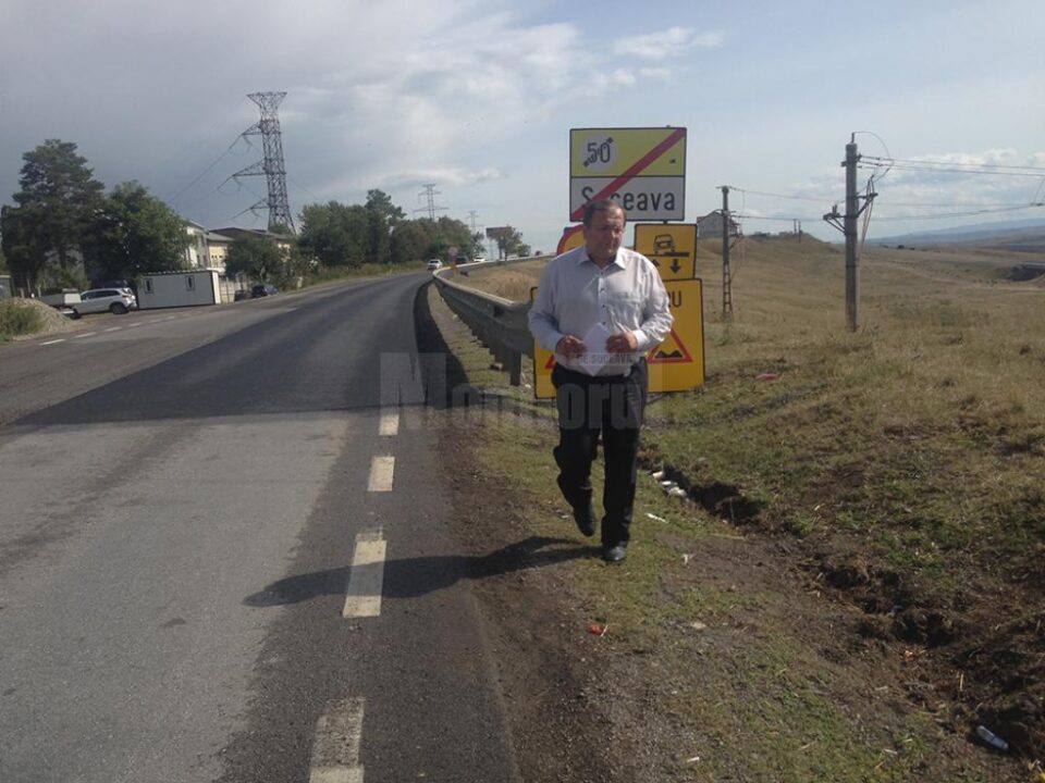 Flutur a inspectat lucrările de modernizare a E 85