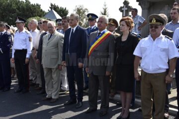 Placă comemorativă în memoria eroului bucovinean Ion Grămadă, dezvelită la cimitirul Pacea