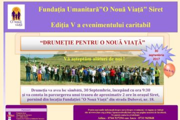 “Drumeție pentru o nouă viață“, ediția a V-a, la Siret