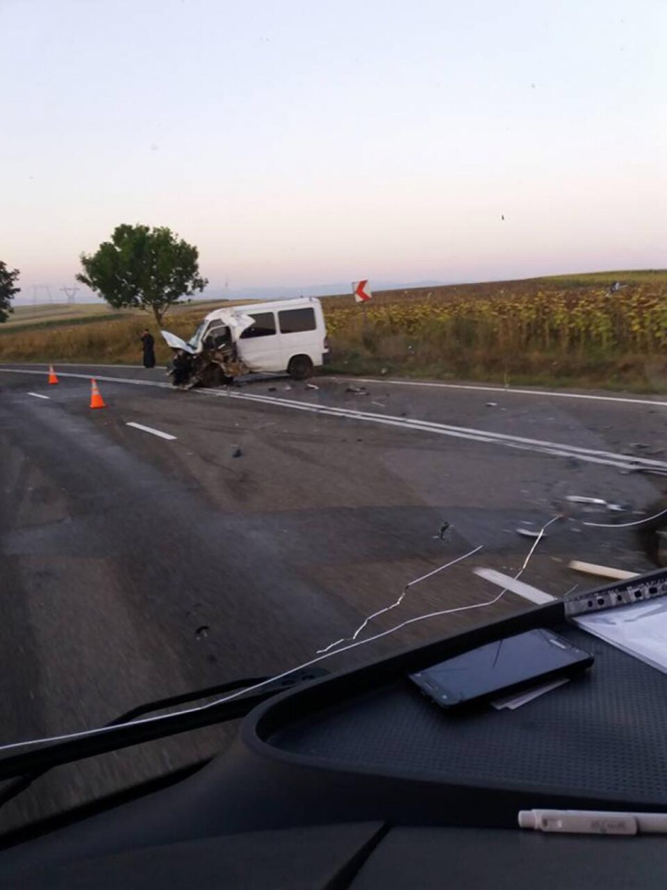 Impactul a fost destul de violent