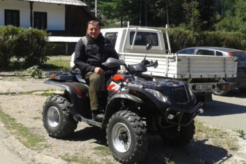 Gheorghe Flutur: "Merg cu ATV-ul"