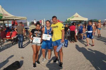 Romina Iosub, Maria Polonic și Andu Vornicu, fericiți după participarea la Naționale