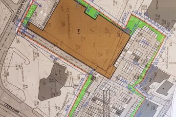 Planul de amenajare a supermagazinului Kaufland din Burdujeni