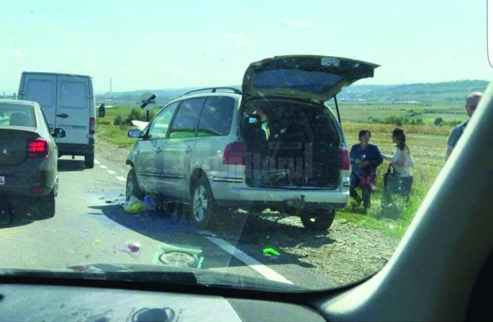 Masinile implicate în accident