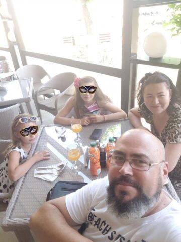 O familie fericită