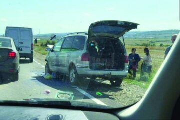 Cele trei mașini implicate în accident