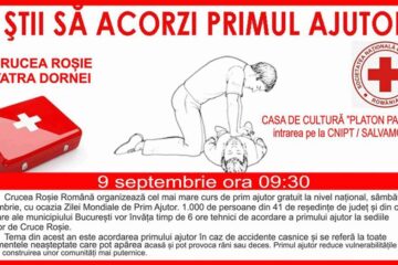 Curs gratuit de prim ajutor organizat astăzi la Casa de Cultură „Platon Pardău" din Vatra Dornei