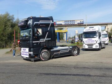 Transportatorii suceveni au susținut protestul pentru construcția autostrăzii Ungheni - Iași - Târgu Mureș