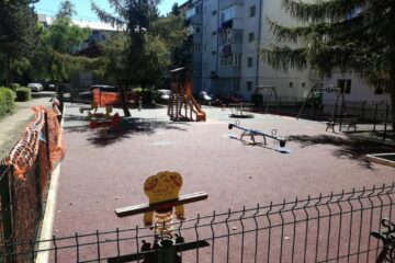 Primul loc de joacă reparat și modernizat, de pe strada Baladei
